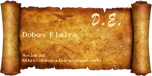 Dobos Elmira névjegykártya